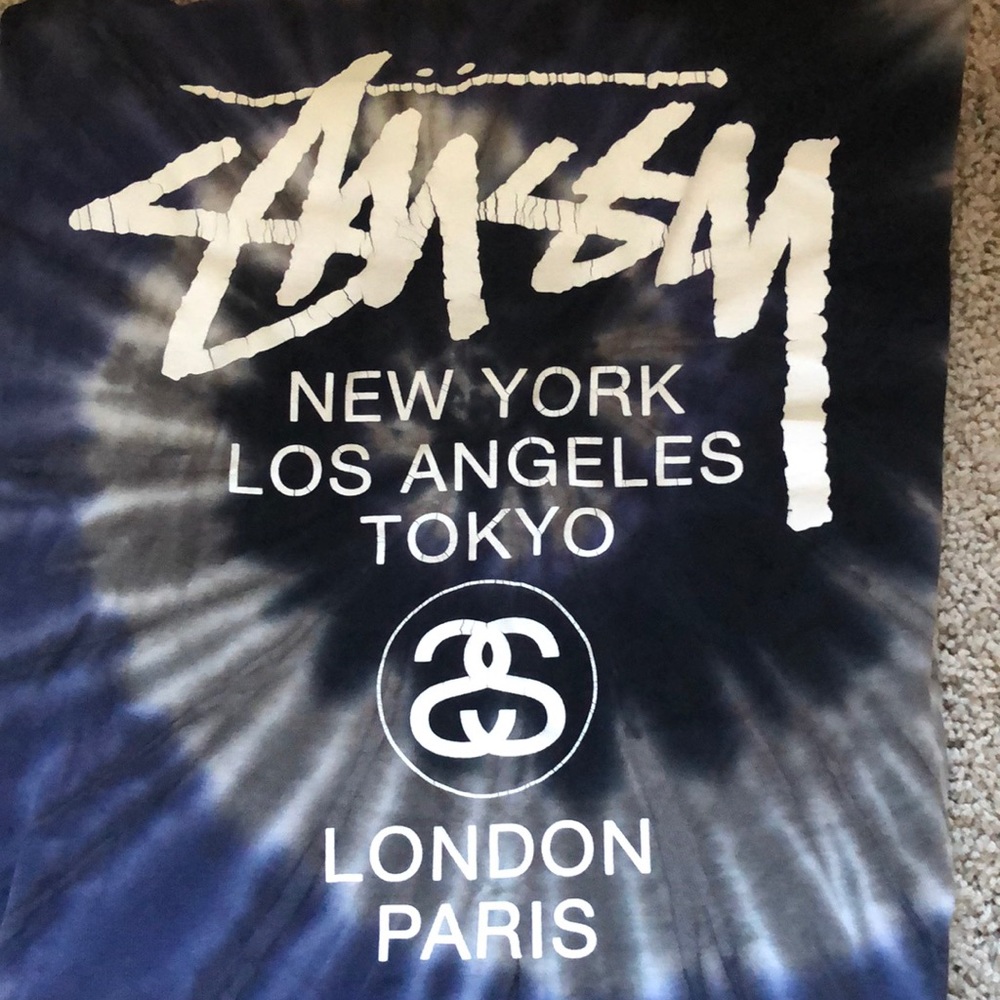 Retro Stussy tye dye